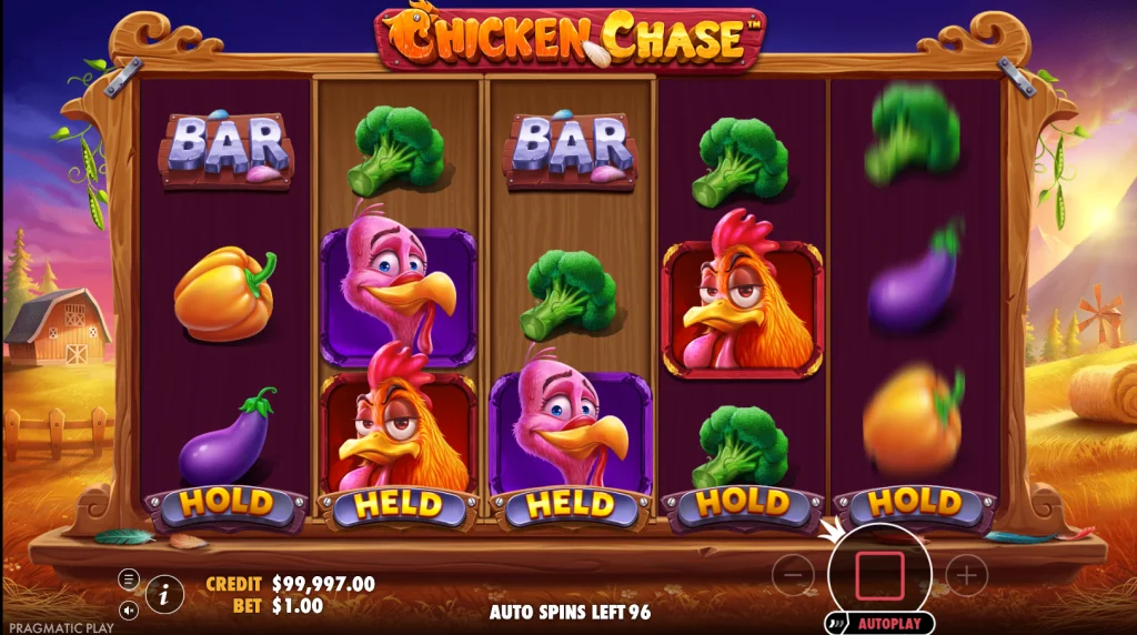 Chicken Chase Slot Demo