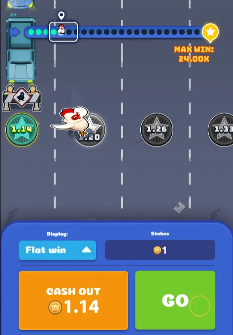 Chicken Crossy Casino Game