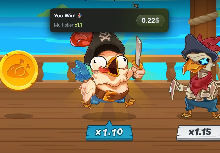 Chicken Pirate online