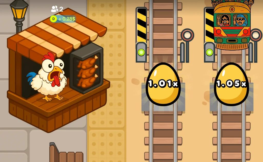Chicken Train Casino Game